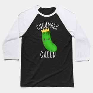 Cucumber Queen Cute Baseball T-Shirt